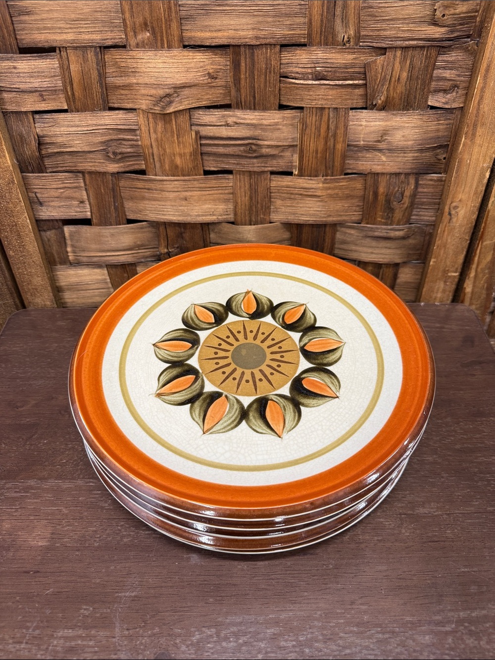 Premiere DuraStone "Melba" Pattern Dinner Plate Set of 6